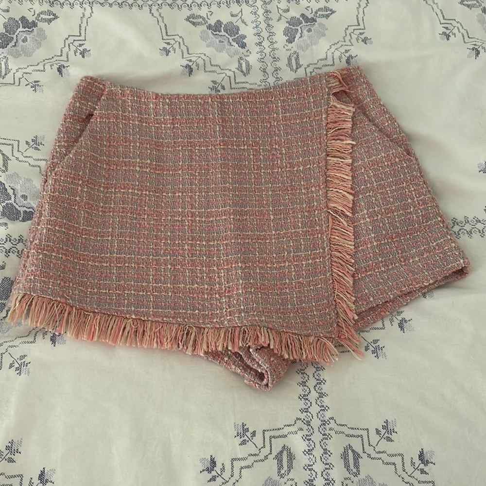 Tweed skort